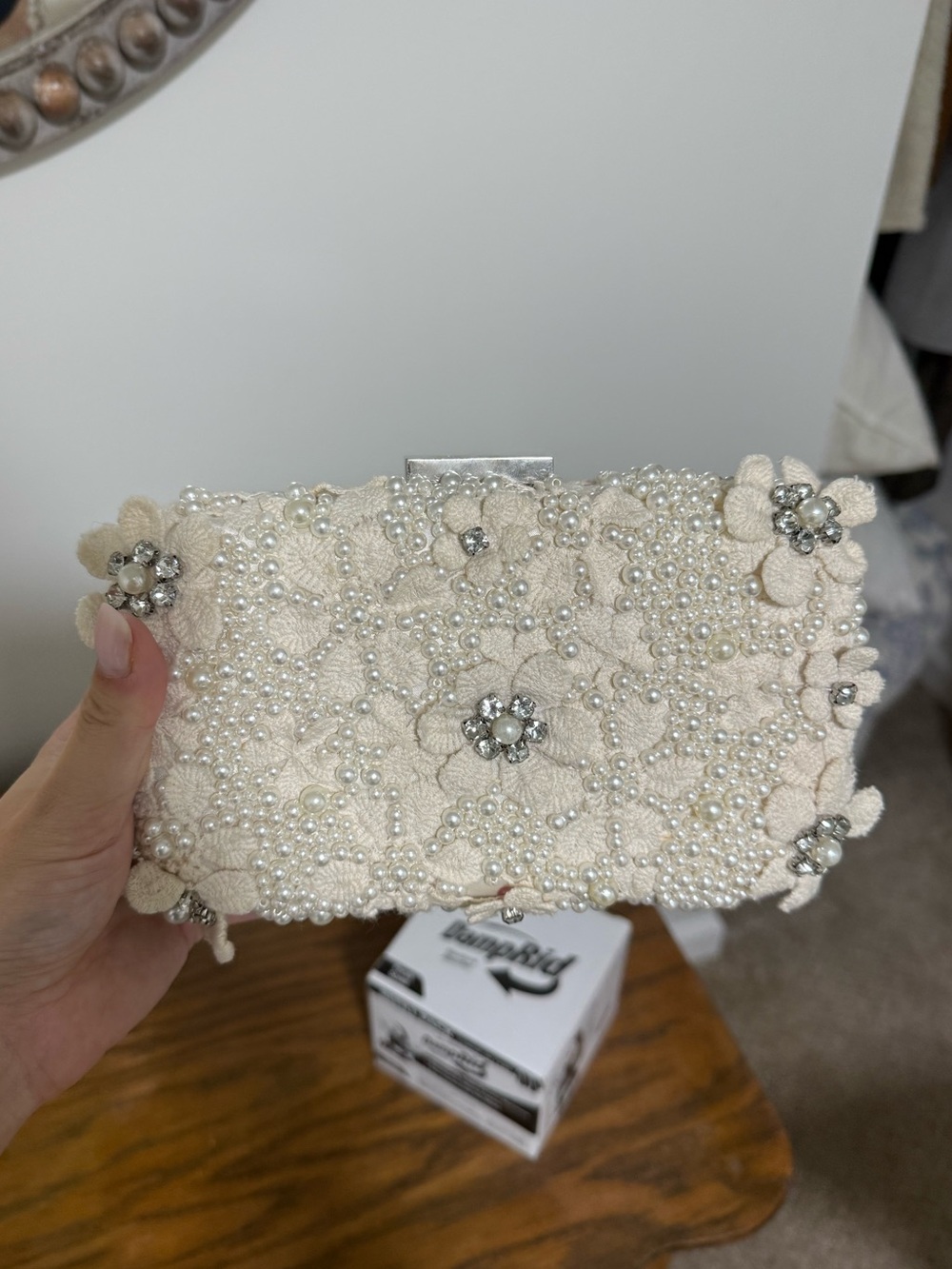 OLGA BERG BETH
ENCRUSTED CLUTCH